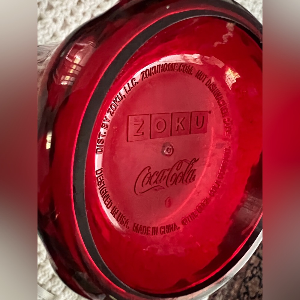 ZOKU Coca-Cola Float Slushy Maker Retro Cup for Slushies and Milkshakes - Picture 7 of 8